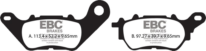 Ebc SFA706 Organic Break Pads