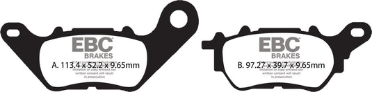 Ebc SFA706 Organic Break Pads