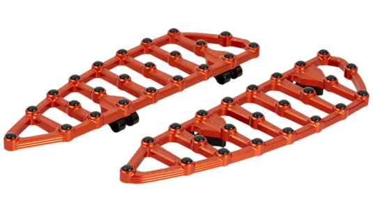 Arlen Ness 410-011 MX Floorboard - Driver - Orange
