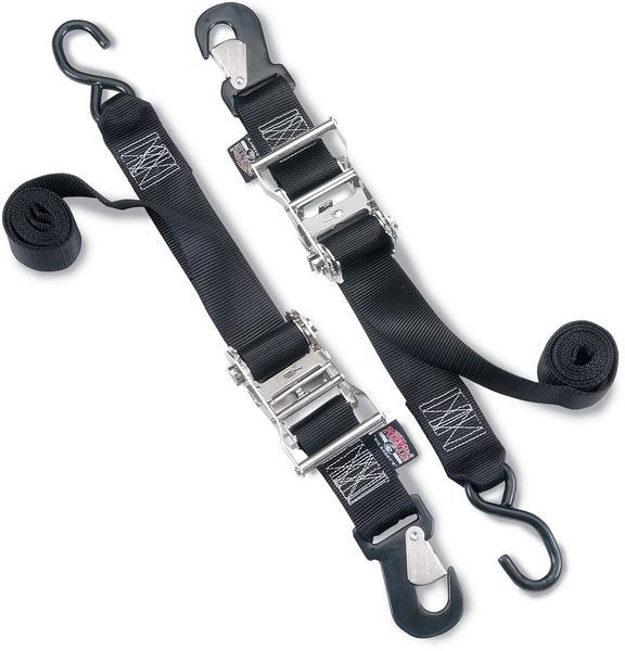 Powertye 32572 Big Daddys Tie-Downs - Ratchet with Snap-Hook - S-Hook End Combination