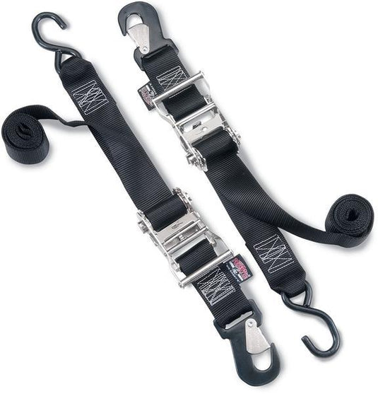 Powertye 32572 Big Daddys Tie-Downs - Ratchet with Snap-Hook - S-Hook End Combination