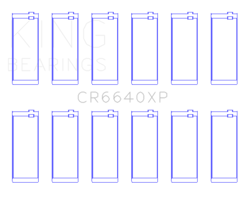 Load image into Gallery viewer, King Engine Bearings CR6640XP KING Performance Rod Bearings
