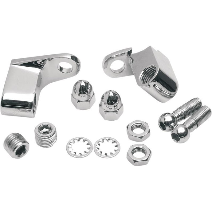 Drag Specialties 2401-0078 Chrome Front Turn Signal Mount Kit