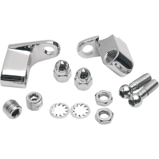Drag Specialties 2401-0078 Chrome Front Turn Signal Mount Kit