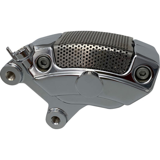 Drag Specialties 1701-0758 Front Brake Caliper Kit - Left - Chrome