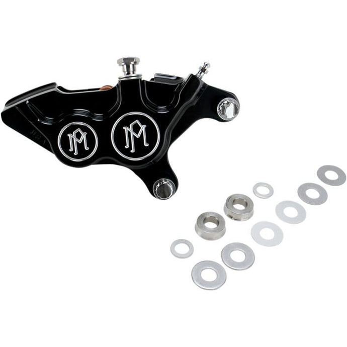 Performance Machine 0053-2920-BM Four-Piston Differential-Bore Brake Caliper Kit - Contrast Cut