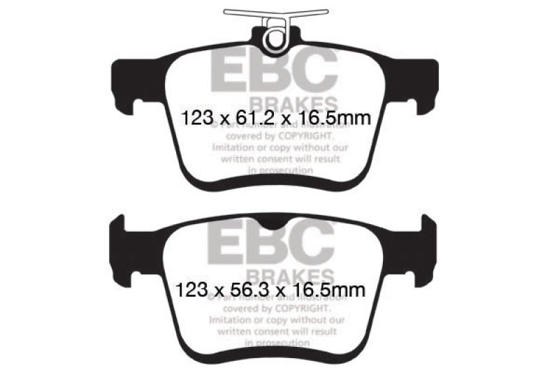 Load image into Gallery viewer, Ebc DP62153 EBC Greenstuff Brake Pad Sets
