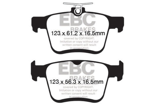 Ebc DP62153 EBC Greenstuff Brake Pad Sets