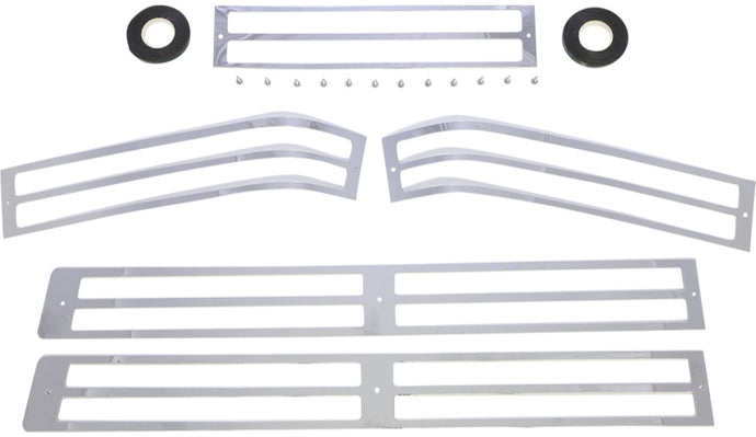 Parts Unlimited DS-719706 Saddlebag Lens Grille Set