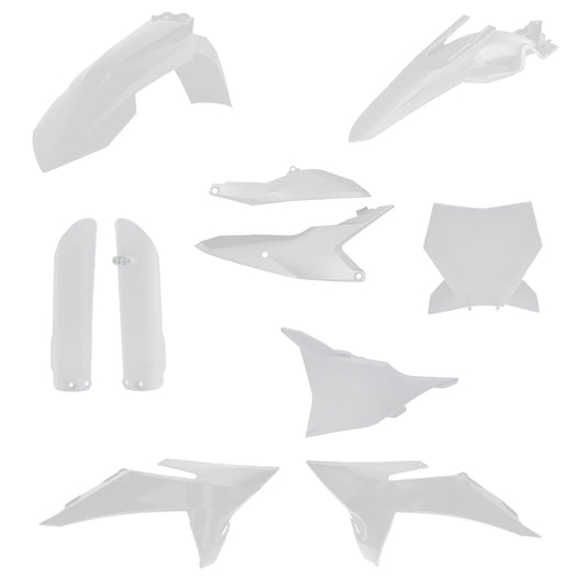 Acerbis 2987140002 Full Plastic Kit - White