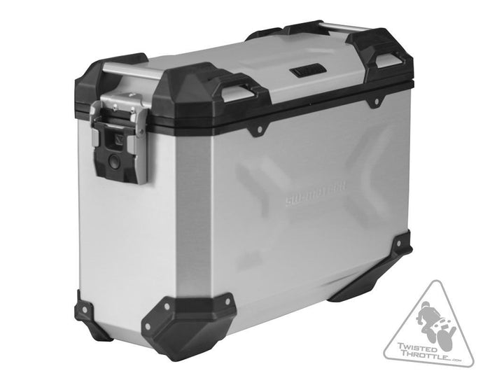 Sw-Motech ALK.00.733.11000L/S Trax Adventure 37 Liter ALU-BOX Side Case - Left - Silver