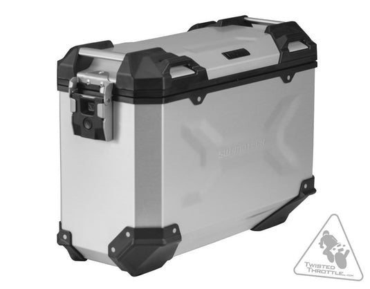 Sw-Motech ALK.00.733.11000L/S Trax Adventure 37 Liter ALU-BOX Side Case - Left - Silver