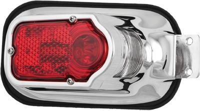 Harddrive 12-0014 Taillight Assembly - Tombstone - Chrome