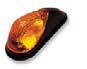 K&S Technologies 25-8083 Mini Wing Marker Lights - Black/Amber Lens - Dual Filament