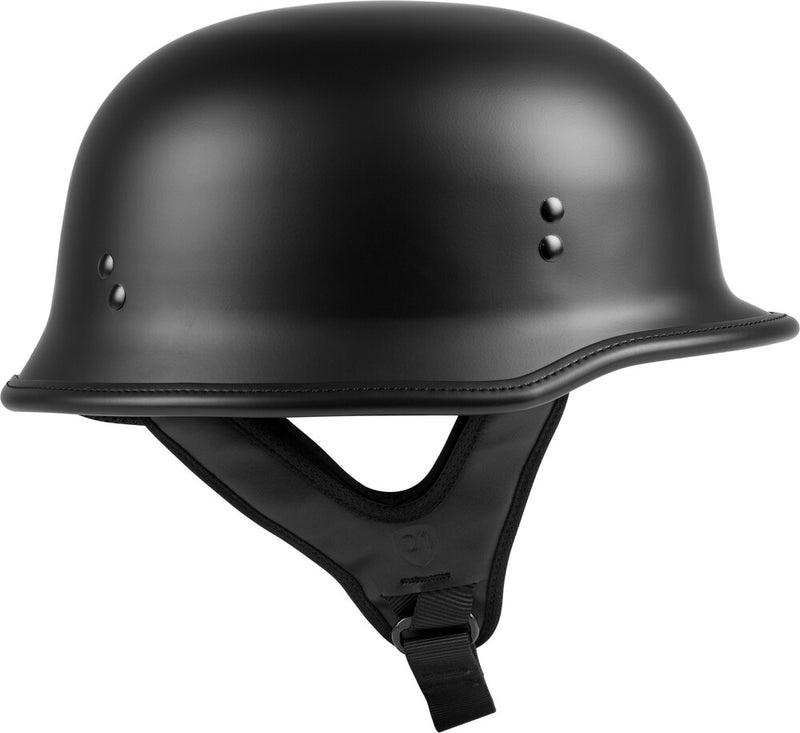 Highway 21 9MM German Beanie Helmet (Medium, Matte Black)