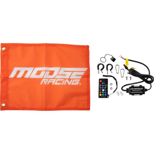 Moose Racing SB-RGBR-151-PU Premium RGB Whip It Light Rod - 5ft.