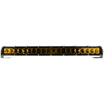 Heretic Studio 52004 6-Series Light Bar - 20in.(22in. x 2in. x 1.5in.)-Black Combination Spot/Flood Light with Amber Lens