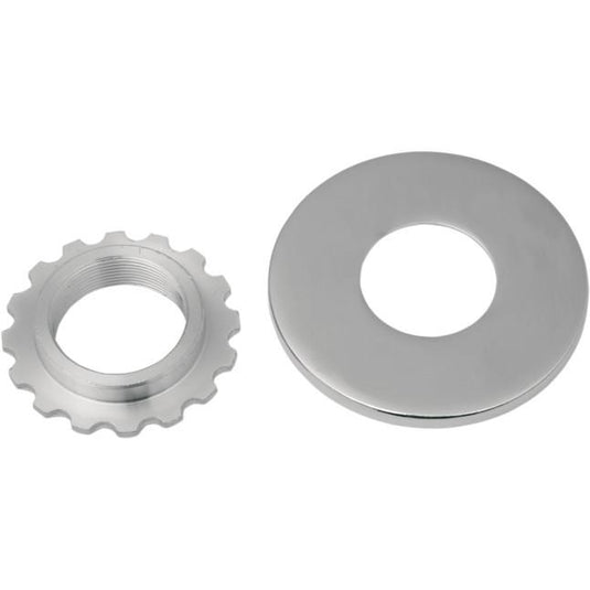 Drag Specialties DS-222776 Steering Stem Bearing Adjusting Nut - Chrome
