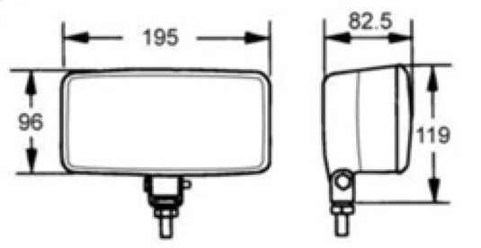 Hella 005700991 HELLA 500 Fog Lamp