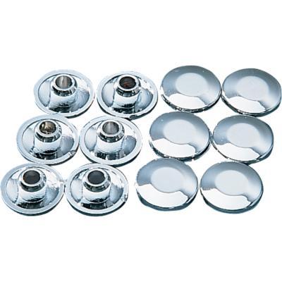 Drag Specialties DS-290605 Chrome Plugs For Handlebar Clamps - 12pk