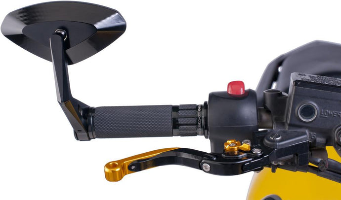 Puig 6994N Hi-Tech Bar End Mirror - Left/Right - Black