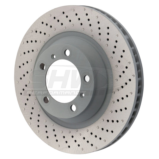 Shw Performance PFR39912 SHW Drilled-Dimpled MB Rotors