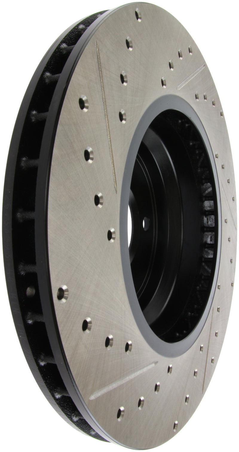 Load image into Gallery viewer, Stoptech 127.34093L ST Slot &amp; Drill Brake Rotors
