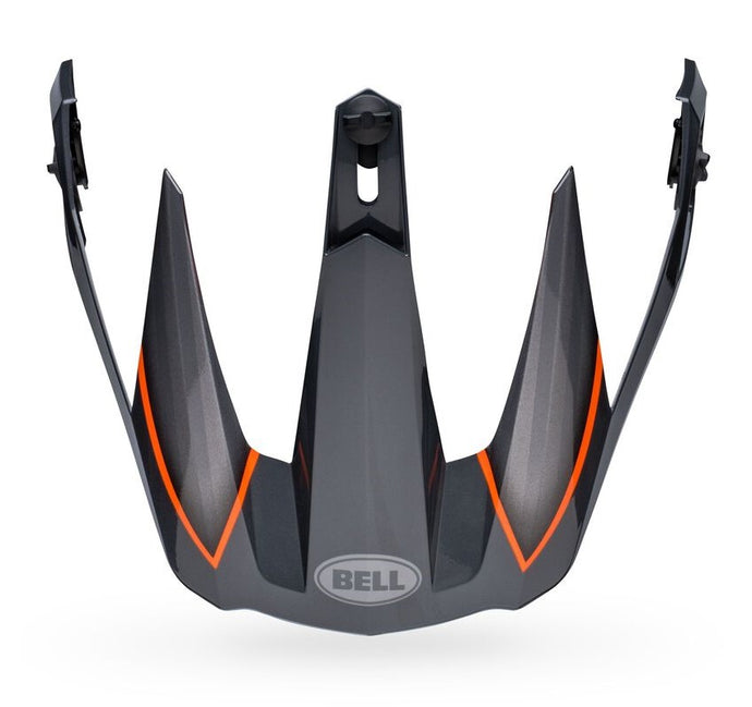 Bell Helmets Visor for MX-9 Adventure MIPS Dalton Helmets - Gloss Black/Orange