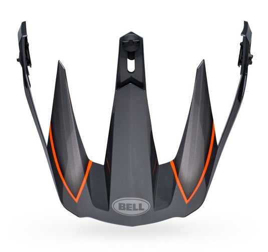 Bell Helmets Visor for MX-9 Adventure MIPS Dalton Helmets - Gloss Black/Orange