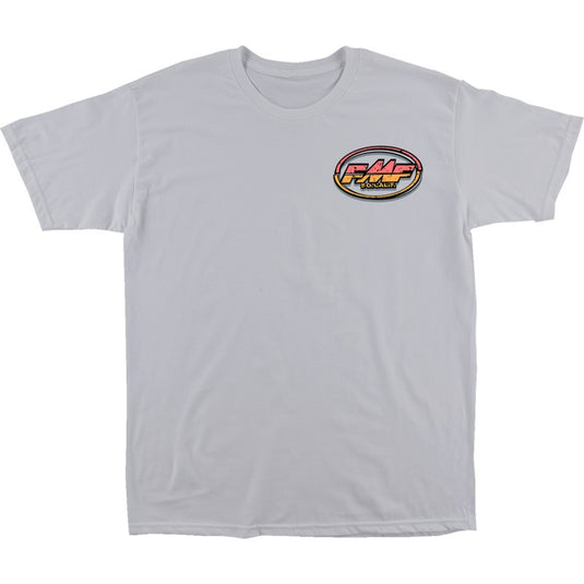 Fmf Racing Askew T-Shirt (XX-Large, Silver)