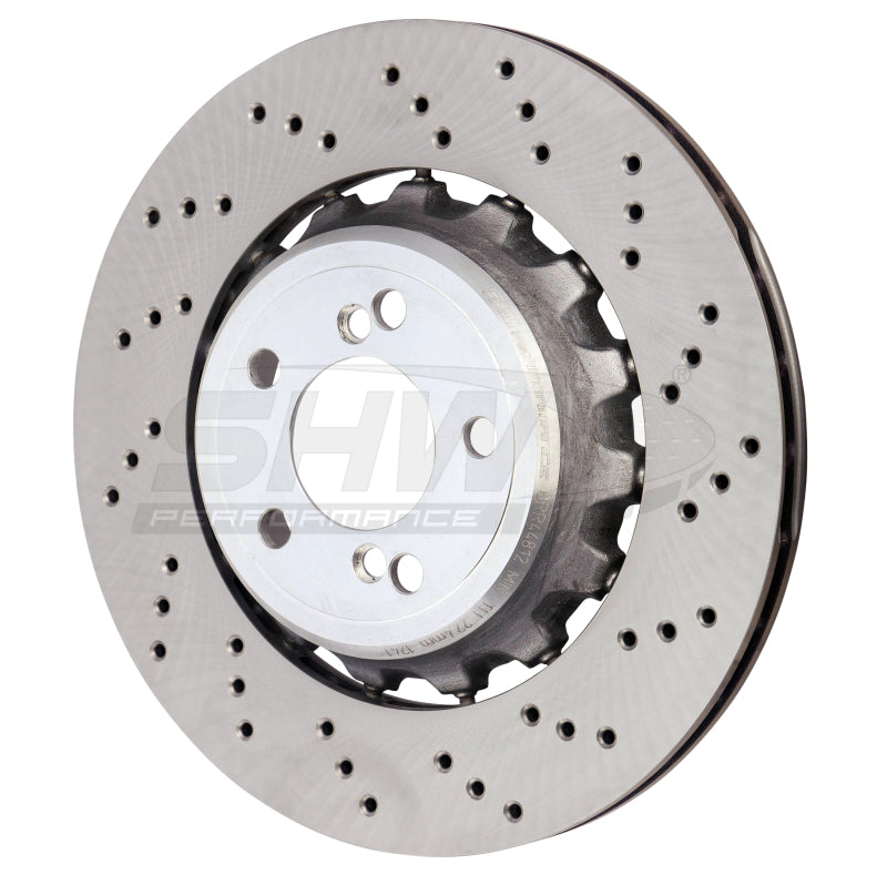 Load image into Gallery viewer, Shw Performance BRR44812 SHW Drilled Lightweight Rotors
