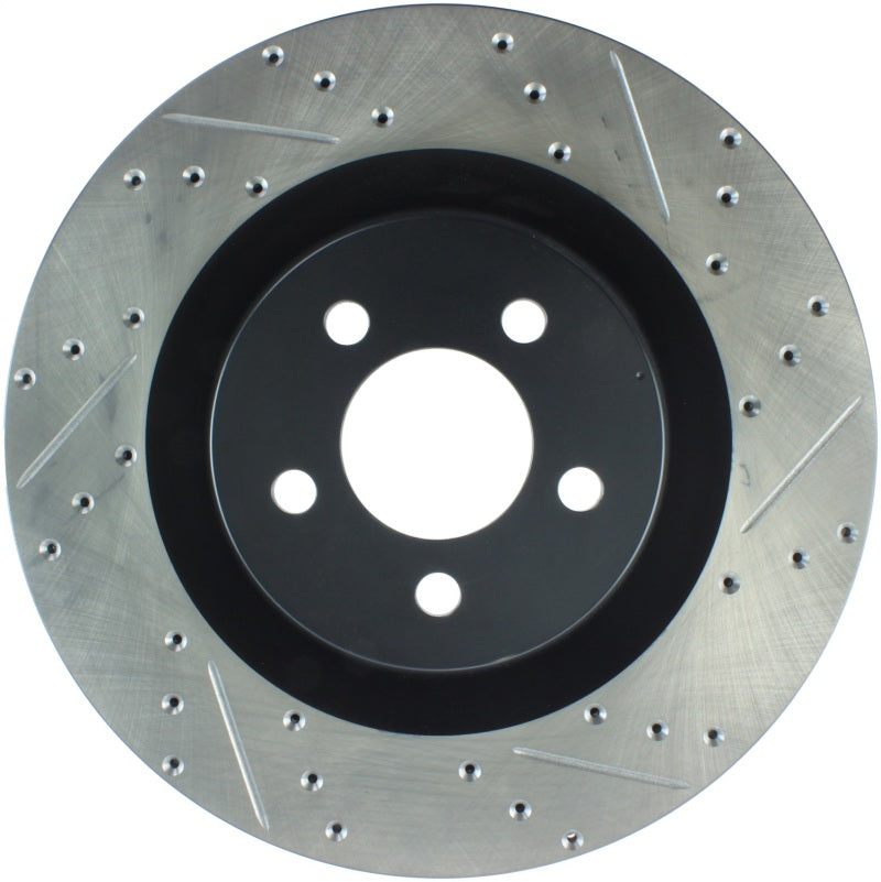 Load image into Gallery viewer, Stoptech 127.63063L ST Slot &amp; Drill Brake Rotors
