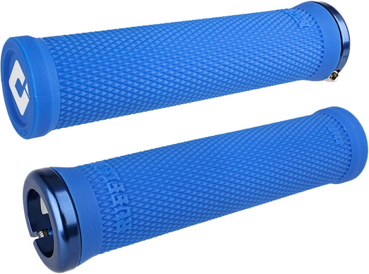 Odi L33RFU-U Ruffian V2.1 PWC Lock-On Grips - 135mm - Med. Blue/Blue