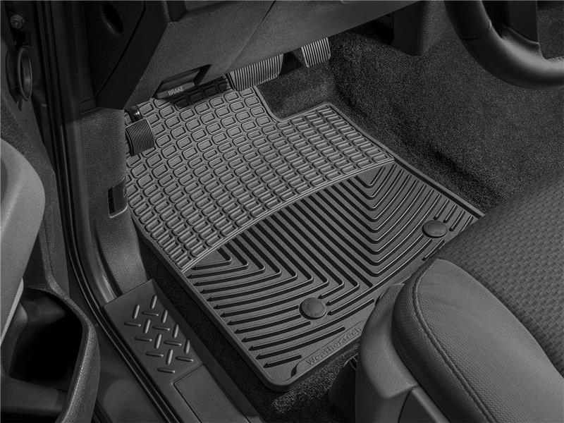 Load image into Gallery viewer, Weathertech W61 WT Rubber Mats - Front - Blk
