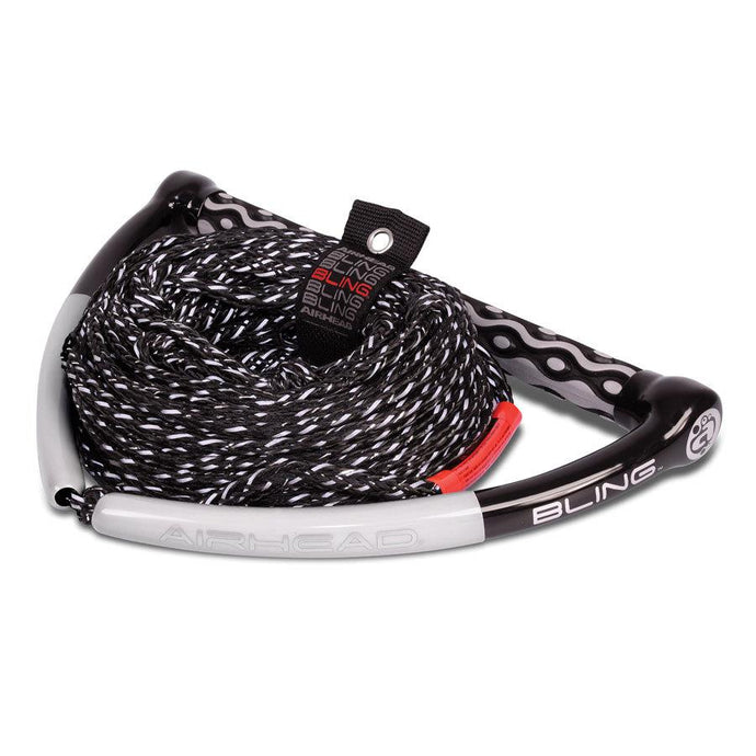 Kwik Tek AHWR-11BL Bling Stealth Wakeboard Rope - 75 ft long - 5 Section