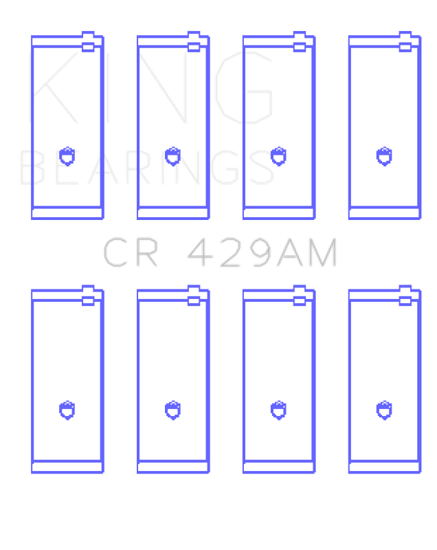 Load image into Gallery viewer, King Engine Bearings CR429AM KING Connecting Rod Bearings
