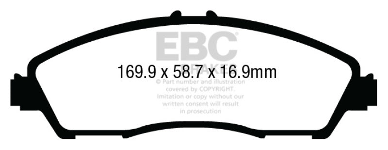 Load image into Gallery viewer, Ebc DP63024 EBC Greenstuff Brake Pad Sets
