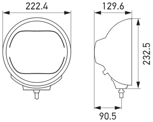 Hella 016560101 HELLA Rallye 4000 Lamp