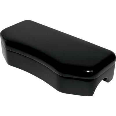 Drag Specialties 0602-0349 Buffalo Handlebar Clamp - Smooth - With Hidden Screws - Gloss Black