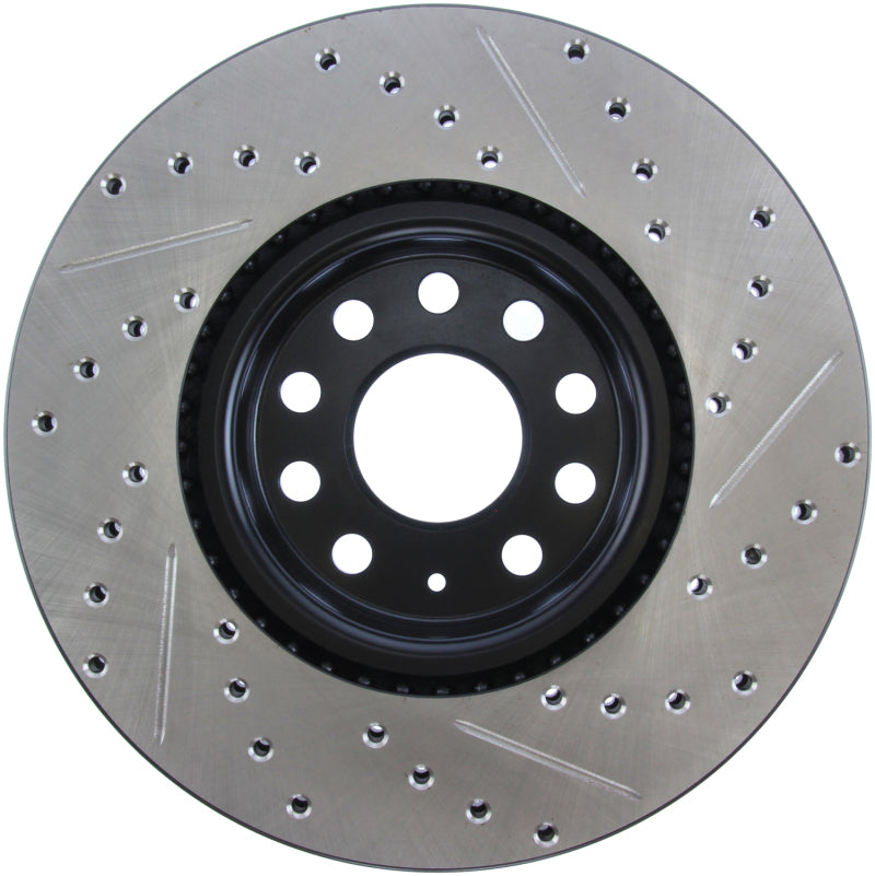 Load image into Gallery viewer, Stoptech 127.33098R ST Slot &amp; Drill Brake Rotors
