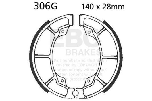 Ebc Powersports 306G EBC HH Sintered Brake Pads