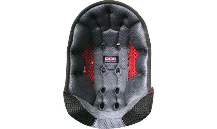 6D Liner for ATR-2 Youth Helmet - Lg - Black/Silver/Red