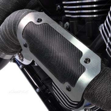 Dei 902459 Gen III Onyx Heatshield - 4in. x 8in. - Brushed/Black