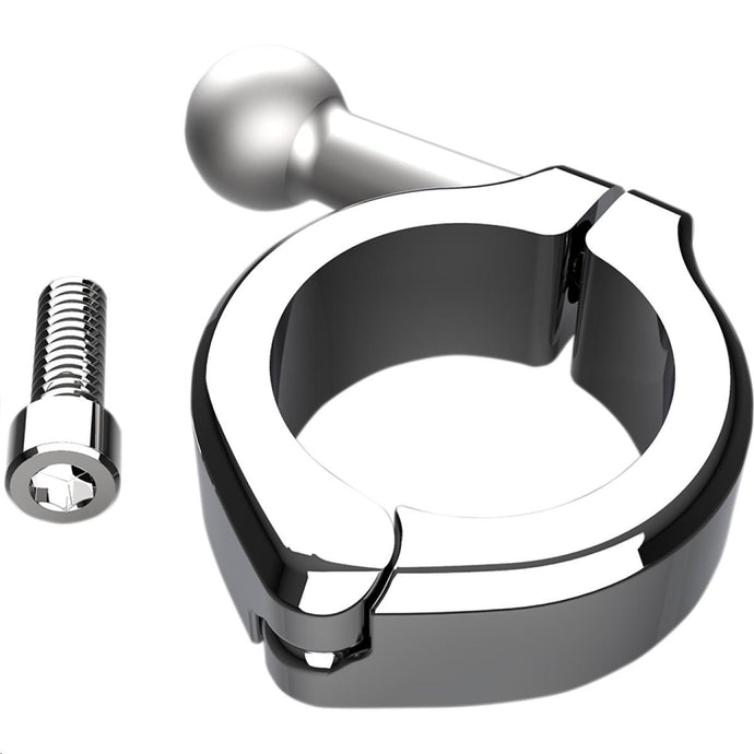 Ciro 50130 Aluminium Clamp - 1-1/4in. Round Bars - Chrome