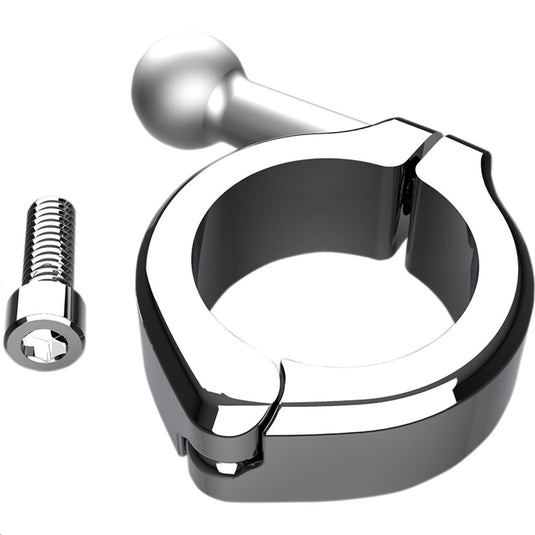 Ciro 50130 Aluminium Clamp - 1-1/4in. Round Bars - Chrome