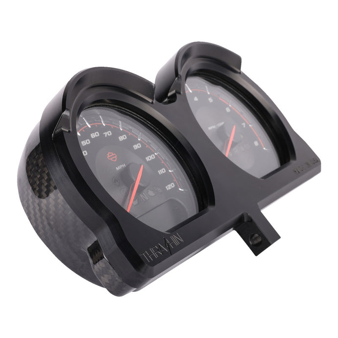 Thrashin Supply Company TSC-2707-1 Gauge Relocator - Black