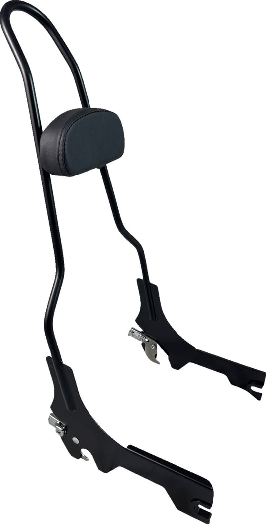 Motherwell MWL-196-18-MB Quick Release Sissy Bar - Matte Black
