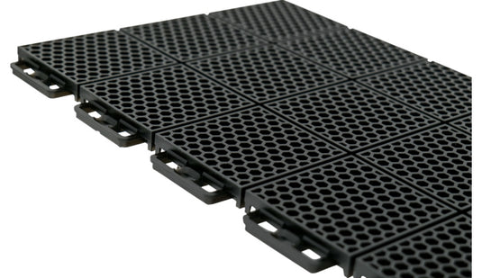 Caliber Products 13610-1 ProTech Smooth Flooring - Black - 8pz.