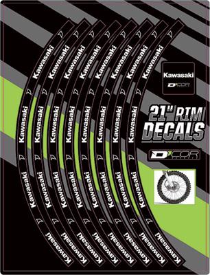 Dcor 40-80-202 Rim Decal - Kawasaki 21in. - Front