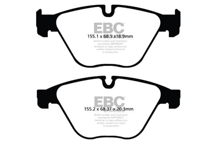 Ebc DP42103R EBC Yellowstuff Brake Pad Sets